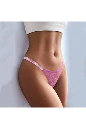 Ghemdilmn Dentelle Sous-vêtements Femme Sexy Set 3 PCS Femmes Sexy Dentelle Culotte Culotte Crochet Dentelle Up Panty Tangas 