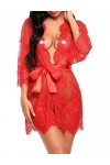 MERNEL Vêtements sexuels Sexy Femmes Lingerie Dentelle Volants Robe Transparente Babydoll sous-Vêtements Robe Érotique Femmes