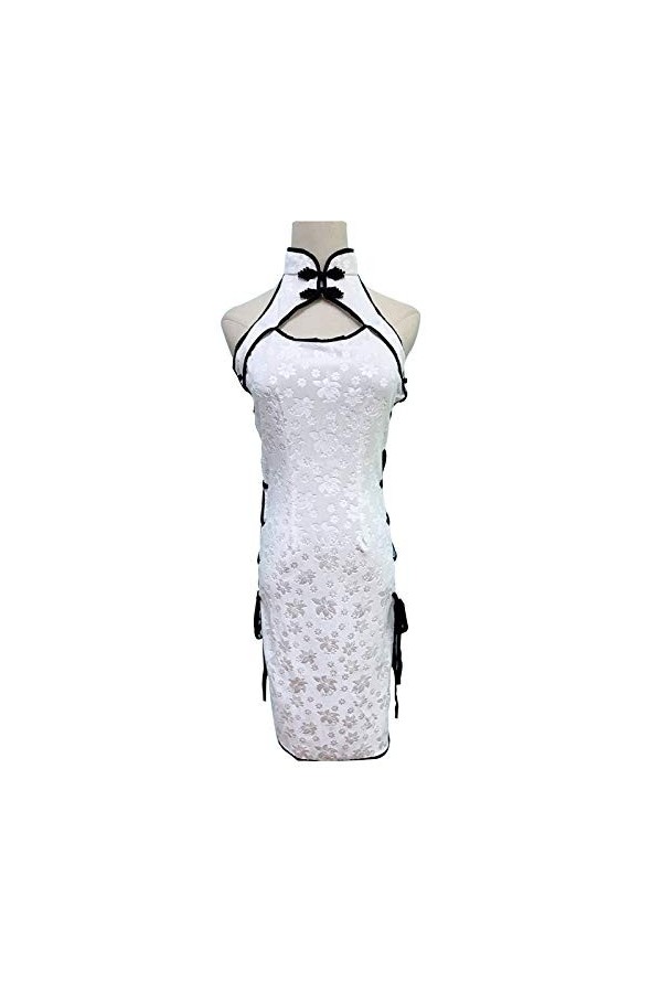 MERNEL Vêtements sexuels Femmes Sexy Lingerie Bandage Tentation Vêtements Style Fente Latérale Creux Cheongsam Qipao Femmes 