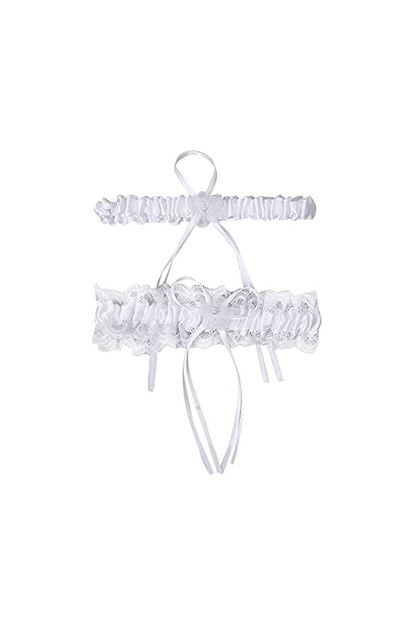 Bandeaux cintrés for Bachelorette jeter femmes jambe anneau élastique fête mariée dentelle mariages jarretière mariée beauté 