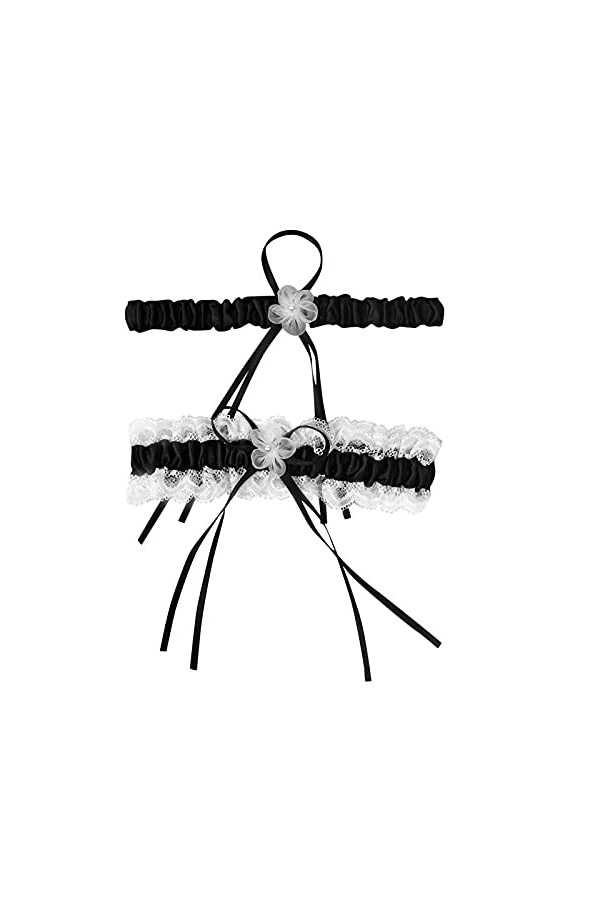 Bandeaux cintrés for Bachelorette jeter femmes jambe anneau élastique fête mariée dentelle mariages jarretière mariée beauté 