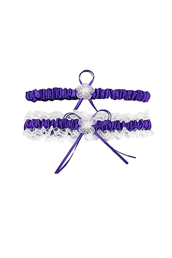 Bandeaux cintrés for Bachelorette jeter femmes jambe anneau élastique fête mariée dentelle mariages jarretière mariée beauté 