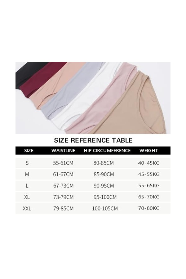 Necalisi Lot de Culotte Femme Lot de 5 Multicolore-1 Culottes Femmes Confortable Culotte en Dentelle Stretch Slip sous-vêteme