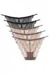 Necalisi Lot de Culotte Femme Lot de 5 Multicolore-1 Femme Dentelle pour Slips Culottes Strings Lingerie Dentelle Culotte Den