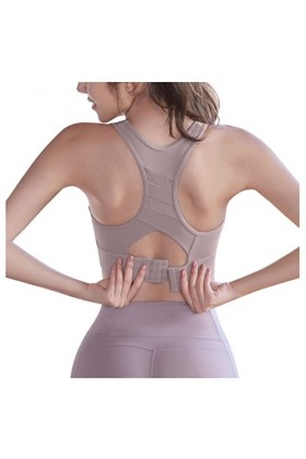 Soutien-Gorge de Sport pour Femme, Soutien-Gorge de Sport rembourré à Bretelles Sexy avec Dos croisé Soutien-Gorge de Yoga po