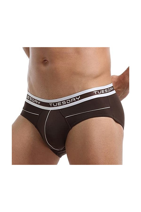 OVLAJ Slip Homme Culotte Homme Bambou Sexy Culotte Homme Respirant Homme Doux Cueca Culotte Homme Culotte Culotte 7 - Pack-Bl