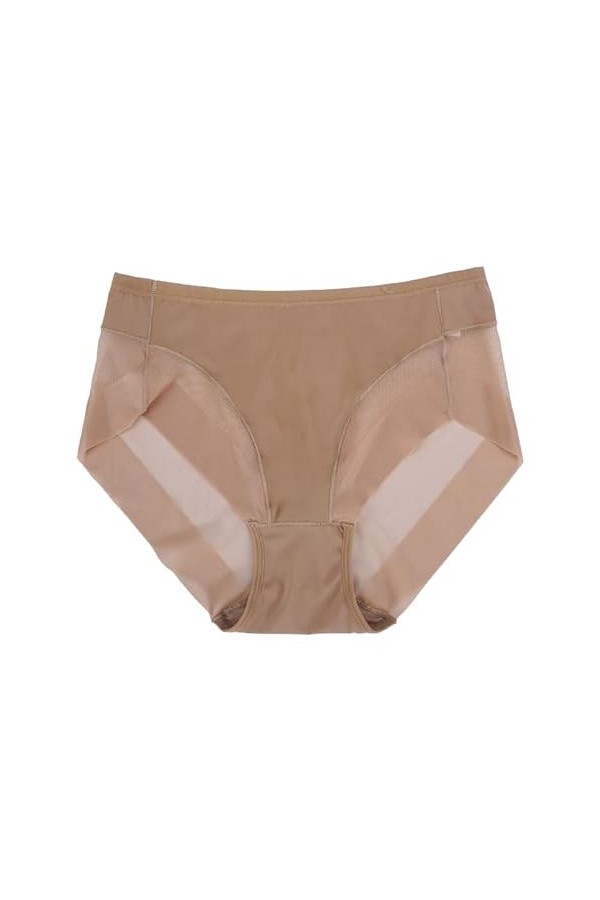 HIFFEY Respirant Maille intimes Corps façonnage Culotte Femme Sexy Transparent sous-vêtement Lingerie Haute élastique contrôl