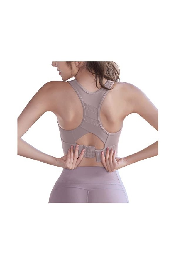 Soutien-Gorge de Sport pour Femme, Soutien-Gorge de Sport rembourré à Bretelles Sexy avec Dos croisé Soutien-Gorge de Yoga po