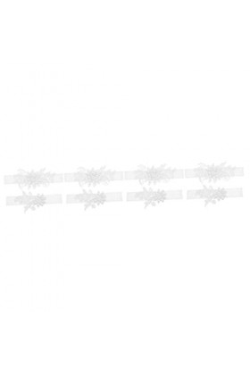 Abaodam 4 Ensembles Anneau De Jambe Jarretelles pour Le Bal Bague Femme Anneau De Jarretière De Mariage Porte-Jarretelles Fem