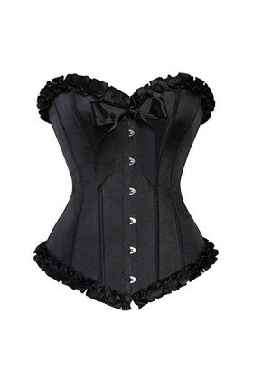 TTCI-RR Bustiers et Corsets Corset Dames Sexy sous-vêtements Mode Corset Corset Corset Lingerie Color : Purple, Size : L 