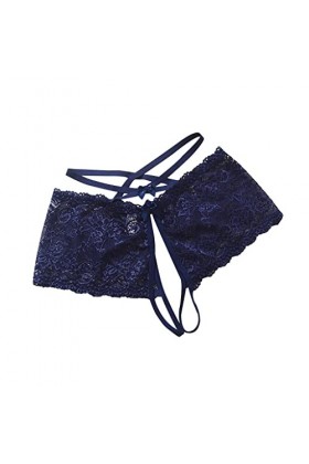 MKIUHNJ Eva Lingerie Taille du fichier ouvert Culotte Breifs Taille Femmes Sexy Plus Low Lace Sextoy, bleu, taille unique