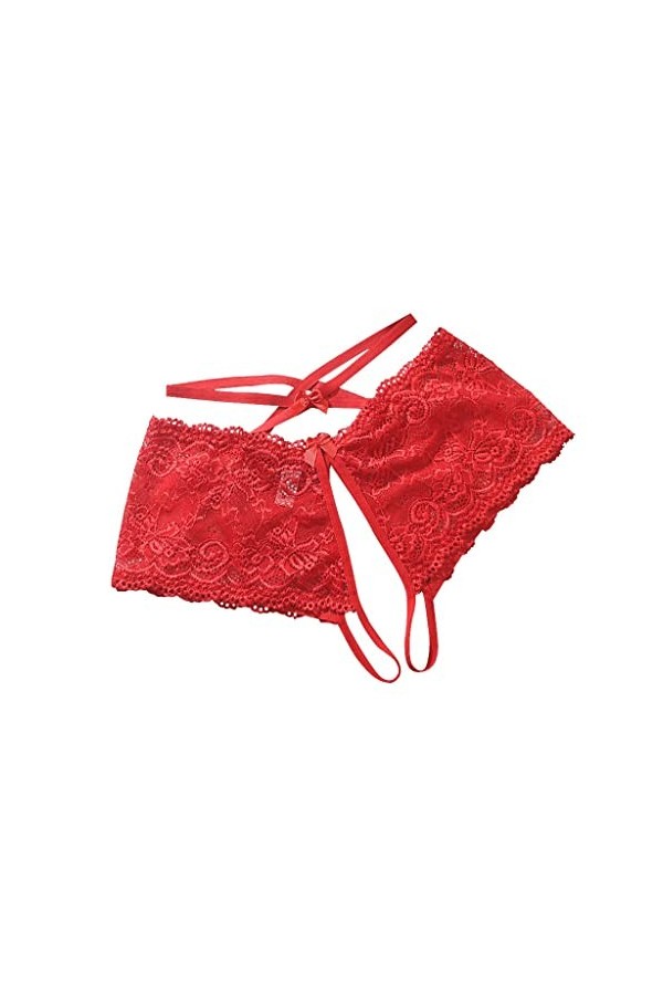 MKIUHNJ Eva Lingerie Taille du fichier ouvert Culotte Breifs Taille Femmes Sexy Plus Low Lace Sextoy, bleu, taille unique