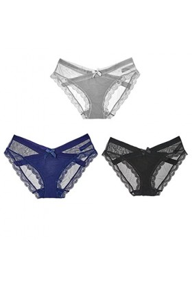 EMIWAY Culottes Culotte Femme Dentelle Transparente Douce sans Couture Culotte Femme Culotte Plus Taille Culotte Femme Respir