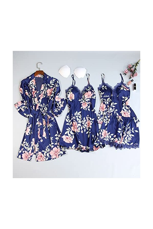 HELLORSOON Lingerie Sexy Femme Nuisette Ventre Plat Sensuel Robe de Nuit Sexy Maille Transparente Volants sensuels Bodys Tran