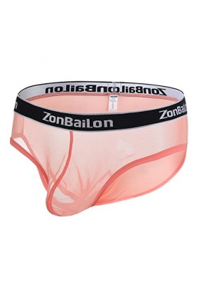 ZUOLAIYIN Culottes pour homme en bambou pour homme avec grande poche Sous-vêtements sexy pour homme Culotte Culotte pour homm