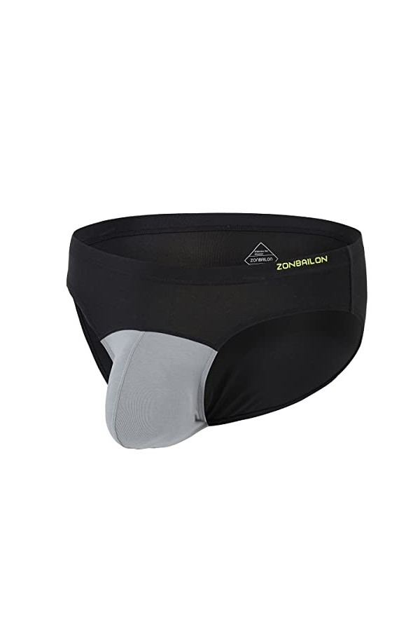 ZUOLAIYIN Culottes pour homme en bambou pour homme avec grande poche Sous-vêtements sexy pour homme Culotte Culotte pour homm