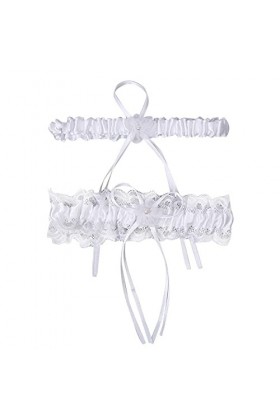 Turban pour Femme Anneau de fête dentelle jarretière jambe jeter mariages femmes mariée for Bachelorette élastique fourniture