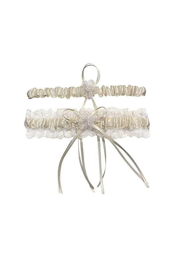 Turban pour Femme Anneau de fête dentelle jarretière jambe jeter mariages femmes mariée for Bachelorette élastique fourniture