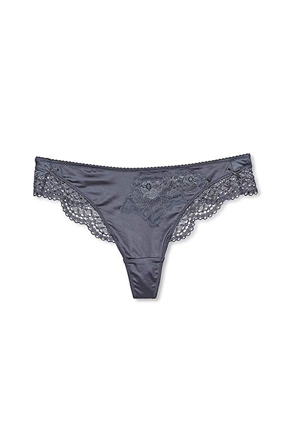 HWJ Culotte Sexy en Dentelle, String sans Couture for Femme Taille Basse Bleu, Bleu Clair, Café Clair 4 Chargé Color : Light