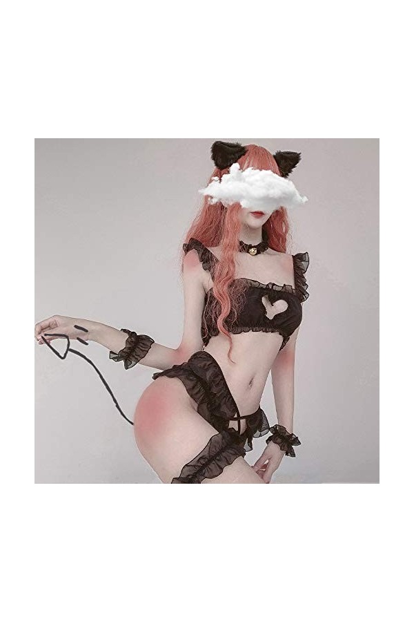 Sexy Lingerie Set, Cat Femme Cosplay Costumes Sexy Sous-Vêtements Chaton Jeu De Rôle Chat Girl Uniforme Uniformes Cute Outfit