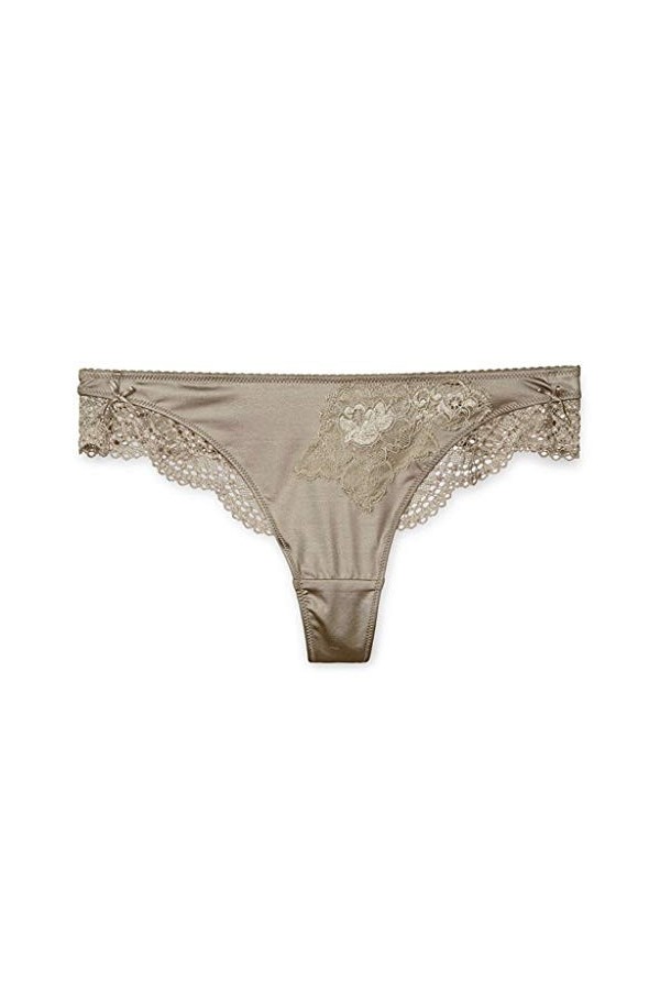 HWJ Culotte Sexy en Dentelle, String sans Couture for Femme Taille Basse Bleu, Bleu Clair, Café Clair 4 Chargé Color : Light