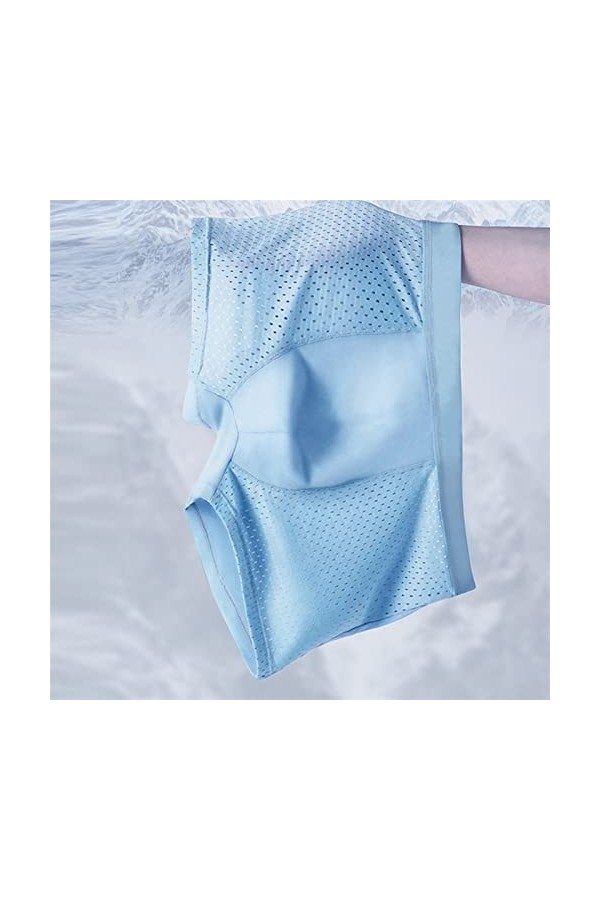 NAZARR Summer Men Underwear sous-caissier Transparent Transparent Mesh Mesh Breftwear Sède à séchage Rapide Briefes de Boxer 