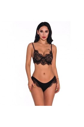 RougeSex Julong Sexy Pyjama Lingerie String Ensemble, Rouge, M