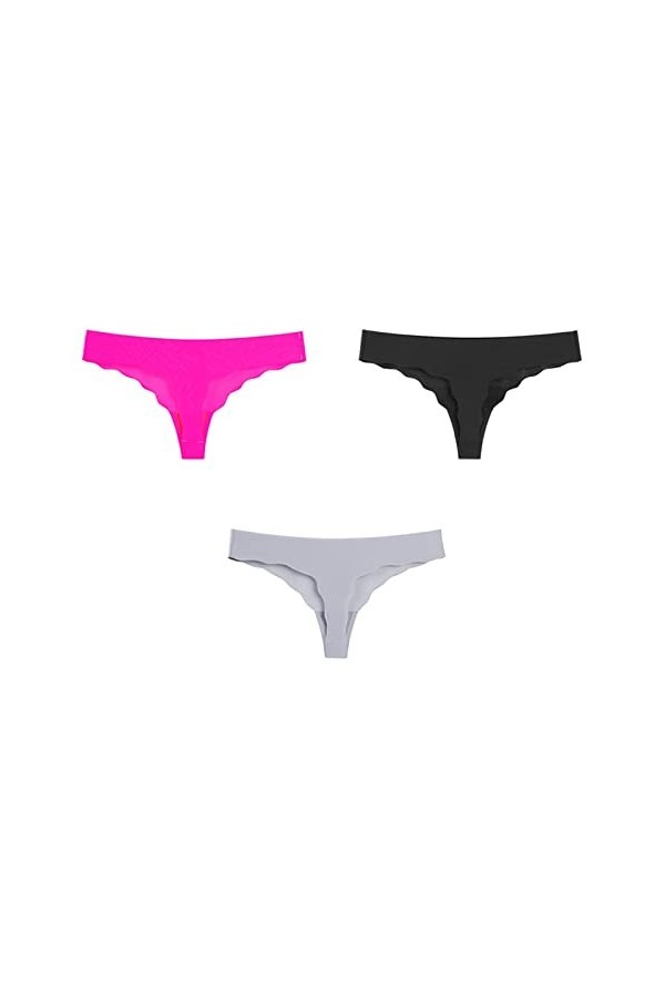 MULANY Femme Slips Rencontrez PCS/Set Femmes Culotte G-String Lingerie Sexy Slip sans Couture Femme T-Back Taille Basse Strin