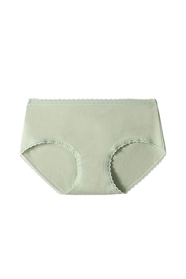 B/H Culottes Ventre Plat Femmes,Culotte Taille Plus Taille mi-Haute en Dentelle pour Dames-Bleu foncé_XL 10pcs,Sexy Culotte