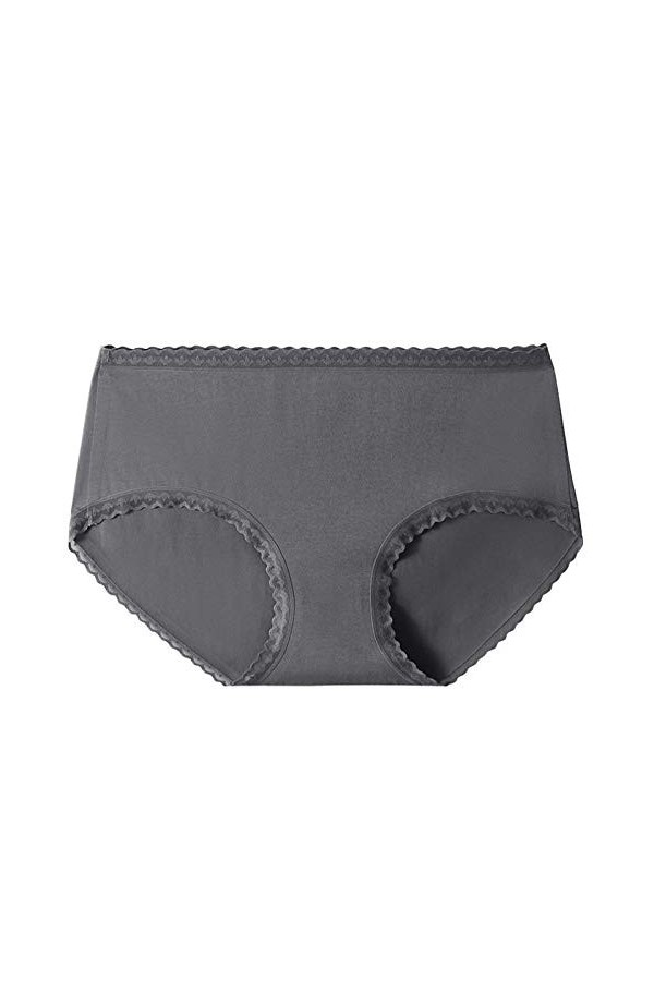 B/H Culottes Ventre Plat Femmes,Culotte Taille Plus Taille mi-Haute en Dentelle pour Dames-Bleu foncé_XL 10pcs,Sexy Culotte