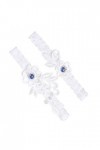 HYCYYFC Ceinture Femme 2 pièces jarretières de Mariage Anneau de Jambe élastique Dentelle Harnais mariée Dentelle jarretière 