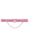Punk Jarretière Réglable Élastique Cuir Leg Strap Ceinture Punk Style Peach Heart Love Rivets Spike Cuir Cuisse Boucle Femmes