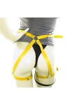 NYZABDL Taille Jarretière Ceinture Punk en Cuir Corset Jarretière Ceinture Carnaval Punk Gothique Ceinture Réglable Jambe Bou