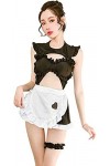 YYAN Femme Anime Cosplay FRANÇAIS Tavon FRANÇAIS Costume Fantaisie Fantaisie Sexy Fest Outfit Pyjamas Color : 7965 