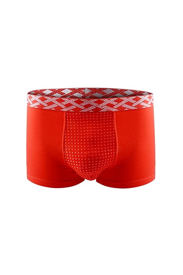 3 pièces Homme Sexy rapporter Thérapie magnétique agrandir Soins de santé Respirant Culotte Mou,Tendre Poche Confortable Fonc