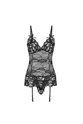 KSDFIUHAG Érotisme Sexe Et Sensualité Femmes Lacey Lingerie Érotique Transparent Teddyy sous-Vêtements Babydoll Pornoy Costum
