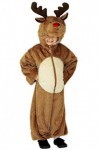 Smiffys BR30774T2 Déguisement de renne Unisexe Enfant Marron Enfant 3-4 ans