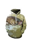 Ffnkrnfi Sweat À Capuche pour Hommes, Motif De Pêche Imprimé en 3D, Sweat-Shirt De Rue, Pull Décontracté, Veste, Vêtements De