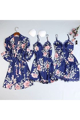 HELLORSOON Lingerie Sexy Femme Nuisette Ventre Plat Sensuel Robe de Nuit Sexy Maille Transparente Volants sensuels Bodys Tran