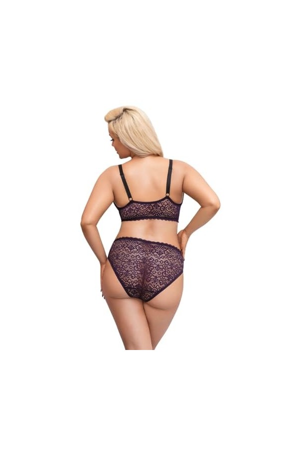 Cottelli Curves 22142454051-lingerie Lingerie, Violet, XL Femme