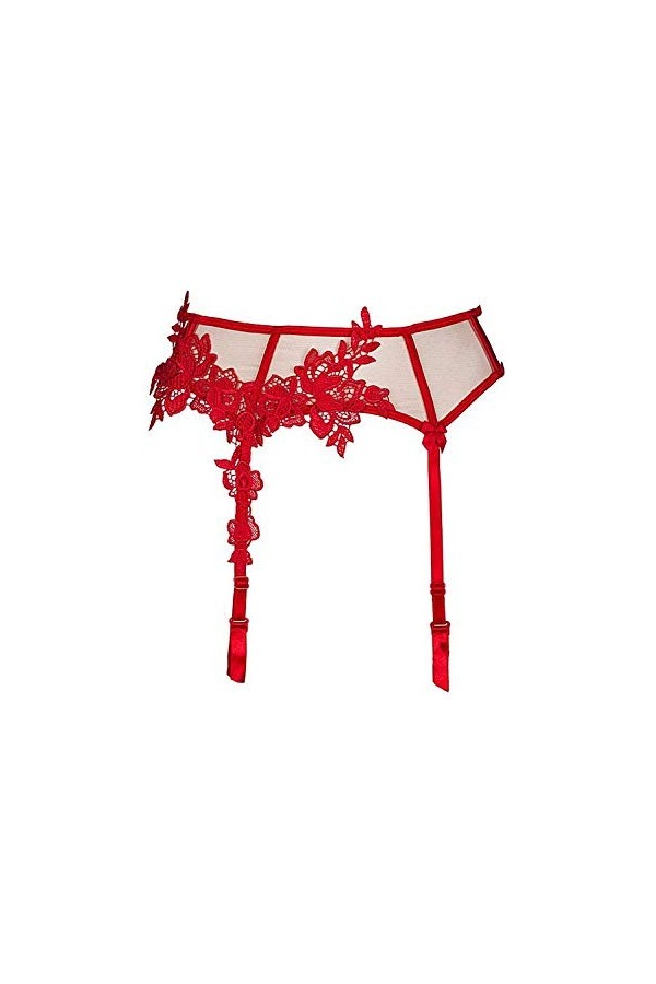 Axami - V-8862 Porte jarretelles - Rouge Couleur - Rouge, Tailles - L