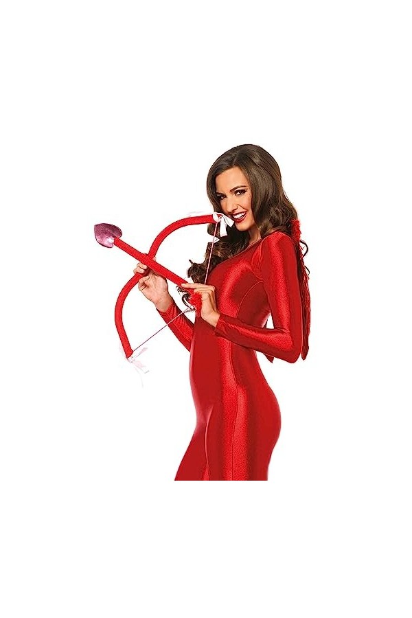 Costumes Cupidon & Valentine | Ailes Rouges Avec Arc Et Flèche | Taille unique | Halloween | Robes