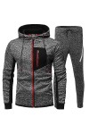 RYTEJFES One Piece Sweat à capuche pour homme, ensemble pantalon de jogging moderne élégant survêtement gym homme long joggin