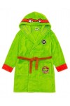 Teenage Mutant Ninja Turtles Boys Green Hooded Bathrobe | Transformez-vous en héros avec cette robe de costume | Idéal pour d