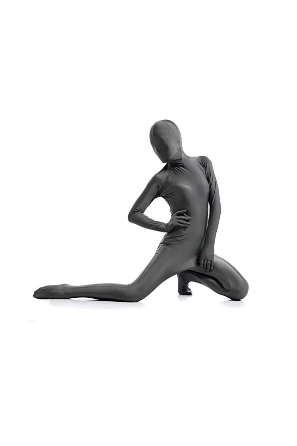 KYZTMHC Combinaison Femme Couverture complète Unitard garçons Body à Manches Longues Disparition Hommes Costume serré Color 