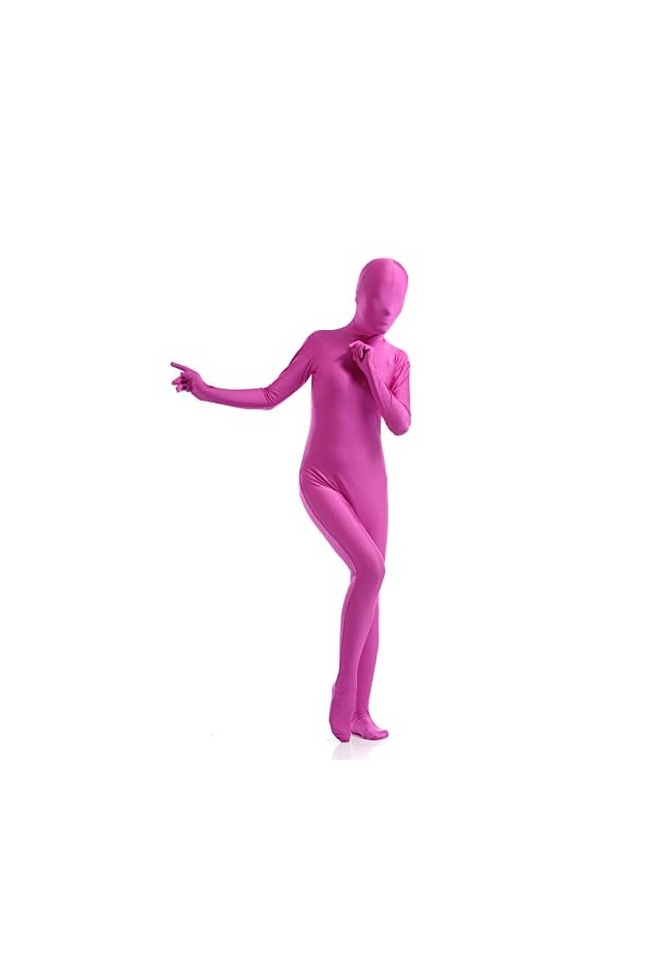 KYZTMHC Femmes Onesie Costume Adultes Body De Noël Catsuit One Piece Homme Justaucorps Costume Color : Pink, Size : Aldult x
