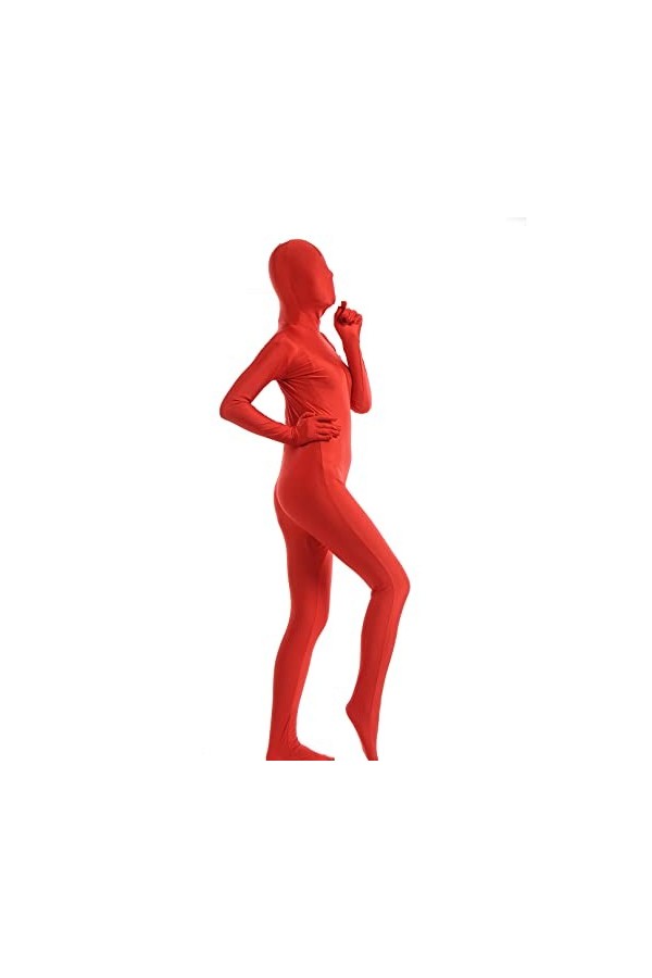 KYZTMHC Garçon Fille Body for Carnaval Femmes Cosplay Catsuit Costume Disparaître Homme Unitard Color : Red, Size : Kid Xl 
