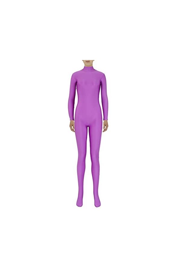 KYZTMHC Cosplay Unitard for femmes Full Body Catsuit Unisexe Spandex Body Halloween Cosplay Zentai Suit Color : Burgundy, Si