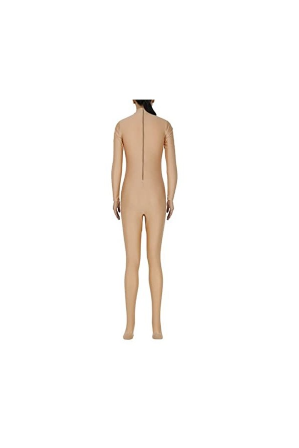 KYZTMHC Body à Couverture complète for Adultes Enfants Halloween Combinaison Costume Hommes Seconde Peau Zentai Color : Skin