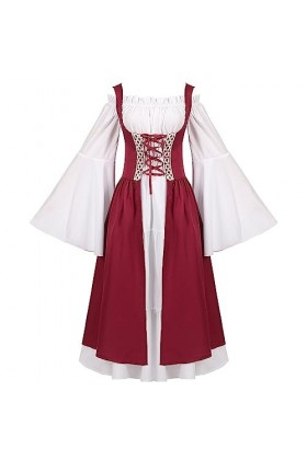 TWIOIOVE Diona Costume de cosplay taille vent robe de spectacle sexy grande taille